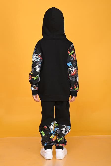 Anthrilo Truck Print Hoodie & Jogger Set 