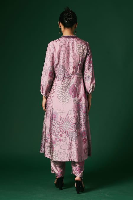 Arte-Alter Crocus Printed Kurta & Pant Set 