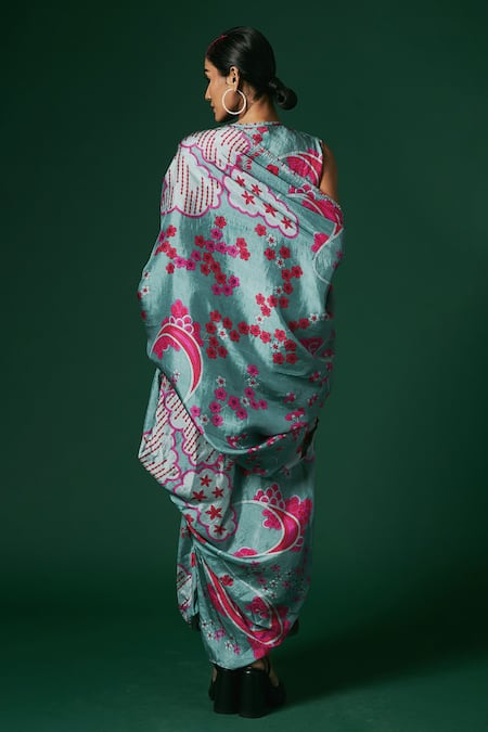 Arte-Alter Viola Printed Cape & Dress Set 