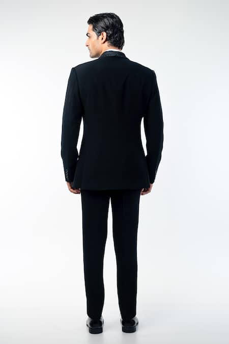 Kommal Sood Floral Embroidered Tuxedo Set 