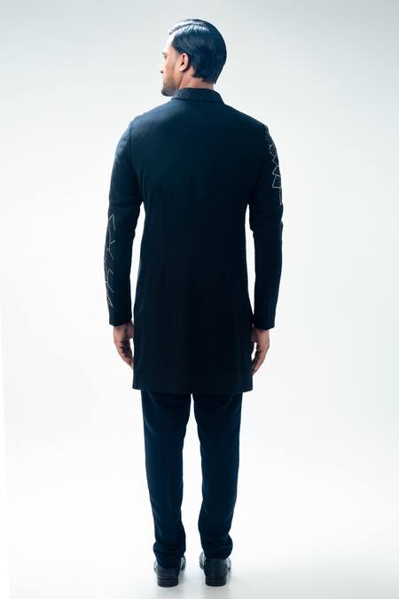 Kommal Sood Resham Embroidered Sherwani With Trouser 