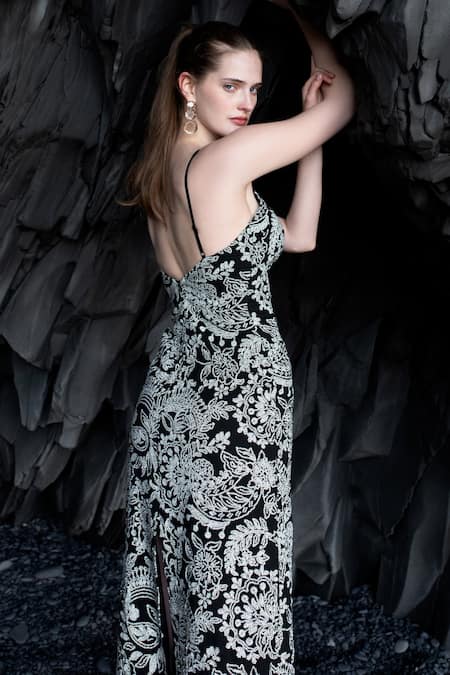 Dash And Dot Signature Sequin Embroidered Dress 