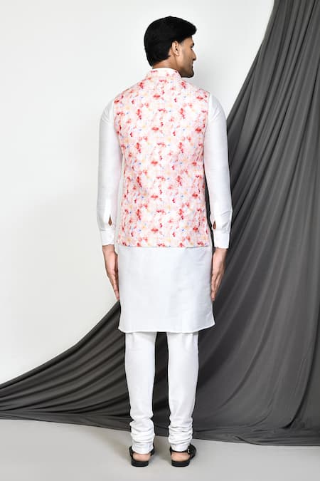 Arihant Rai Sinha Abstract Printed Bundi Kurta Set 