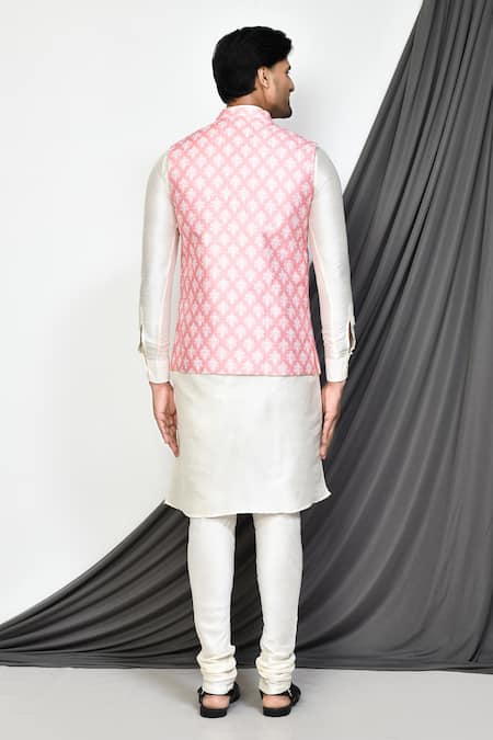 Arihant Rai Sinha Floral Print Bundi Set 