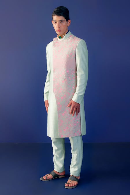 Ridhimaa Gupta Muraad Hand Embroidered Sherwani Set 