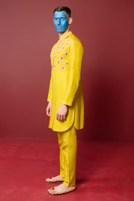 Ridhimaa Gupta Shankara Hand Embroidered Kurta & Pant Set 