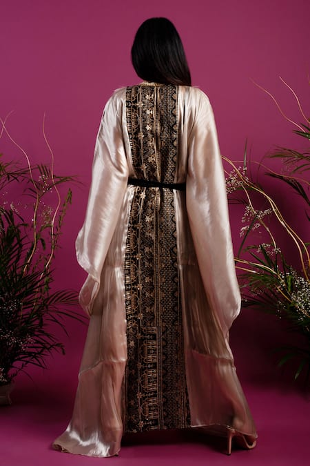 tara thakur Sequins Embroidered Dress 