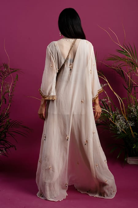 tara thakur Hand Embroidered Jacket Pant Set 