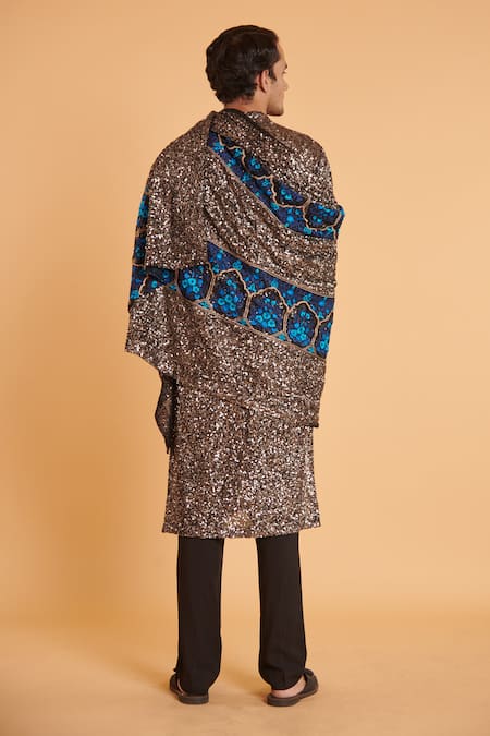 Siddartha Tytler Sequin Embroidered Dupatta 