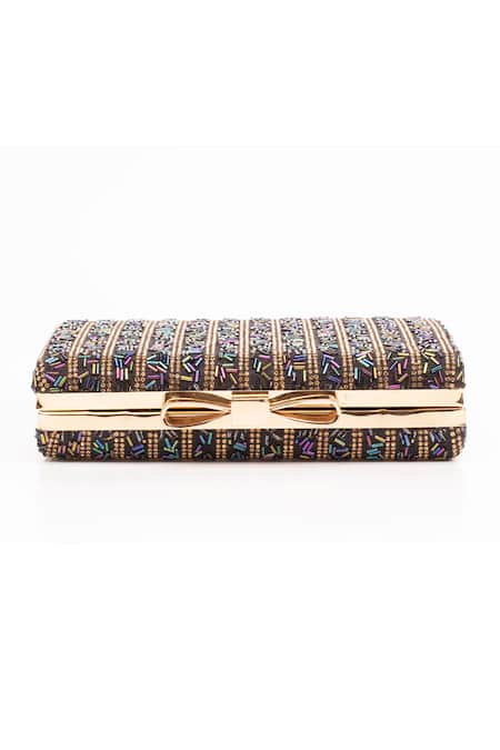 Alor Bags Rhinestone Embellished Clutch 