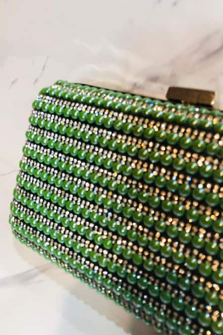 Alor Bags Beads Embellished Clutch 