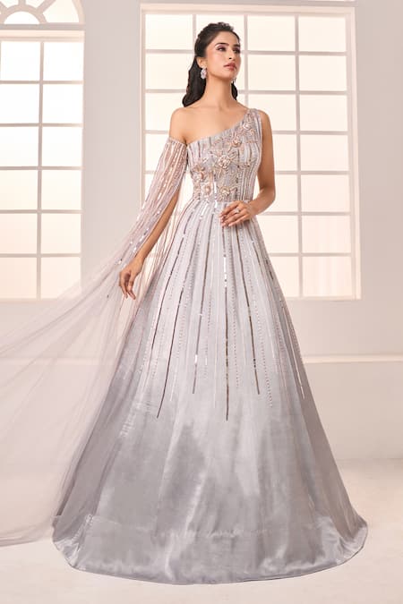 Alternative Wedding Dress/grey Fairy Wedding Dress/color Wedding Gown/gray  Ballgown Wedding Dress/bohemian Wedding Dress - Etsy
