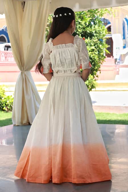 Little Luxury Diya Diva Ombre Lehenga With Blouse 
