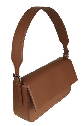 Shop_The House Of Ganges_Brown Sandra Vegan Leather Handbag_Online_at_Aza_Fashions