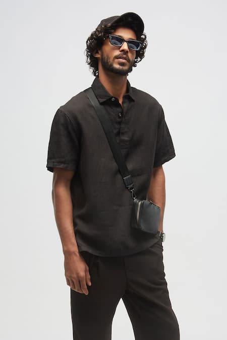 Terra Luna Terra Luna Handloom Cotton Rugby T-Shirt 