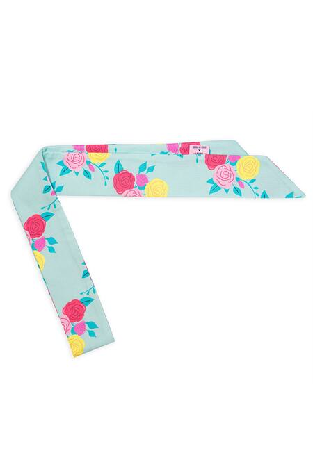 Buy_Hair Drama CO_Multi Color Emily In Paris Rose Print Head Scarf_Online_at_Aza_Fashions