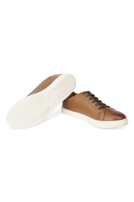 Shop Hats Off Accessories Brown Genuine Leather Sneakers Shop_Hats Off Accessories_Brown Genuine Leather Sneakers