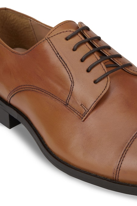 Buy Hats Off Accessories Brown Matte Oxford Shoes Online at Aza Fashions Buy_Hats Off Accessories_Brown Matte Oxford Shoes_Online_at_Aza_Fashions