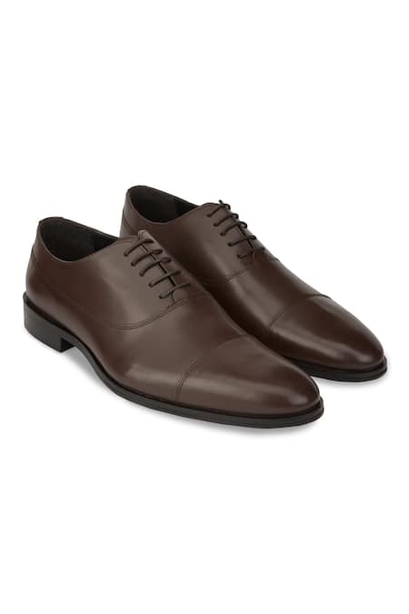 Buy Brown Matte Oxford Shoes For Men by Hats Off Accessories Online at Aza  Fashions.