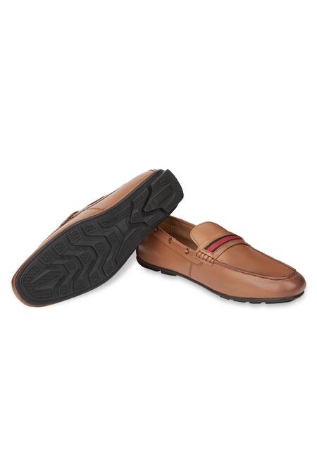 Buy Hats Off Accessories Brown Tan Genuine Leather Loafer Shoes Buy_Hats Off Accessories_Brown Tan Genuine Leather Loafer Shoes