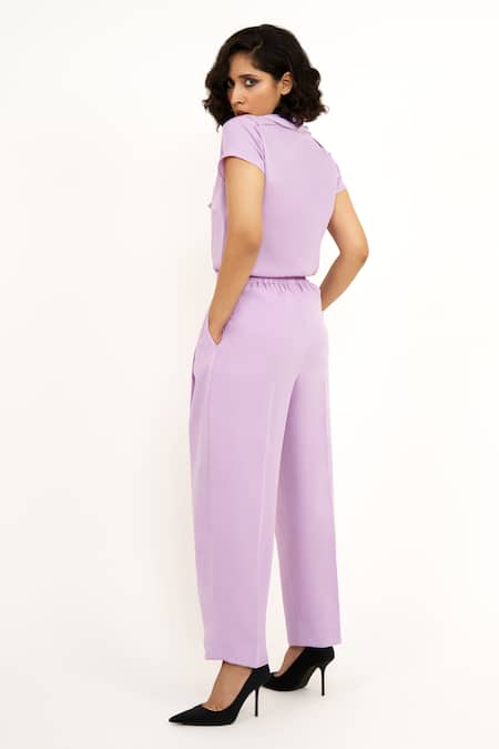 House Of Behram High Rise Pleated Trouser 