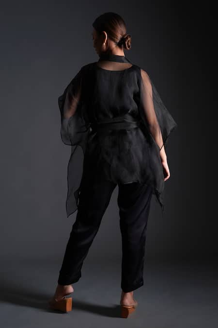 Kyra By Nina + Deepika Hoor Hand Painted Jacket Pant Set 