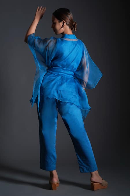 Kyra By Nina + Deepika Mehr Hand Painted Jacket Pant Set 