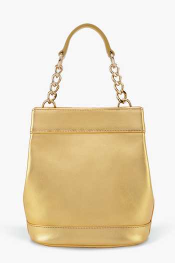 Tan & Loom Rani Metallic Leather Potli Bag 