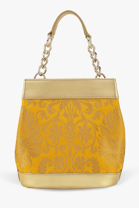 Tan & Loom Rani Floret Pattern Potli Bag 