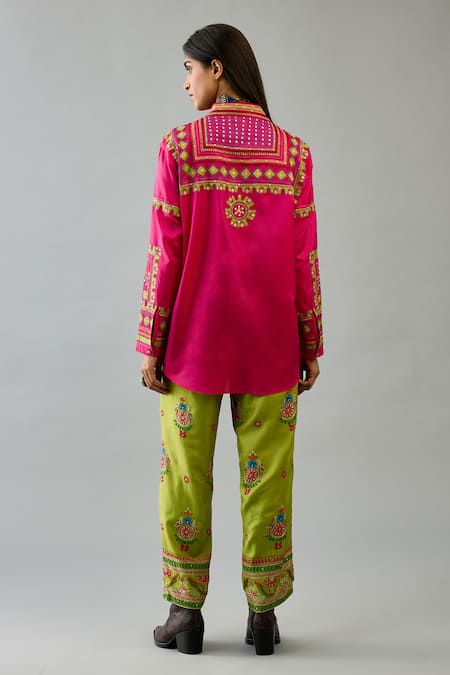 Kora Cutwork Shirt With Pant 
