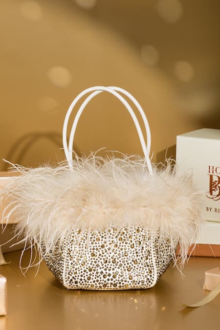 House Of Bio Emma Crystal Embellished Bag 