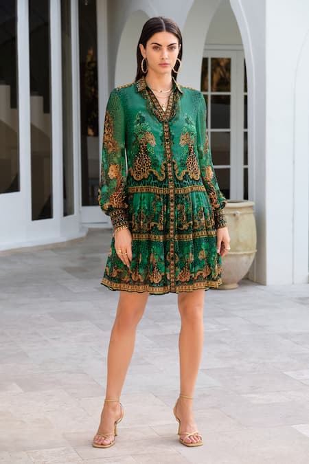 Chiffon hotsell shirt dress