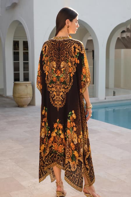 Zariaah Enchanted Print Kaftan 