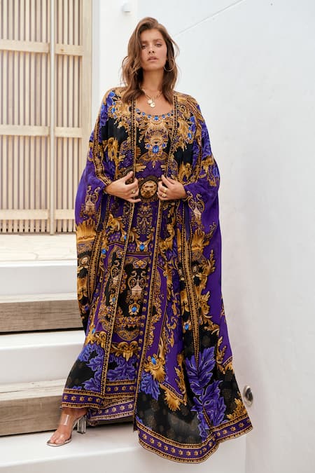 Zariaah Empress Longline Cape 