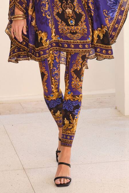 Buy Zariaah Blue Viscose, Spandex Crystals Empress Online at Aza Fashions Buy_Zariaah_Blue Viscose, Spandex Crystals Empress_Online_at_Aza_Fashions