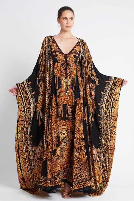 Zariaah Cleopatra Leopard Print Maxi Dress 