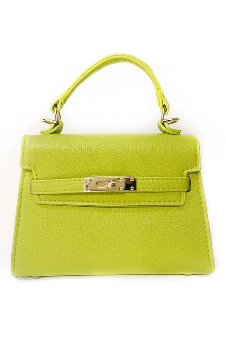 SHASHE Green Vegan Leather Mini Bag