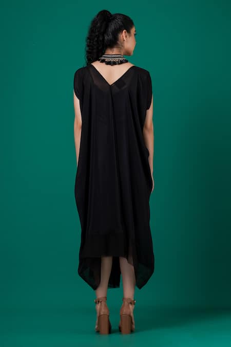 Megha Garg Placement Hand Embroidered Dress 