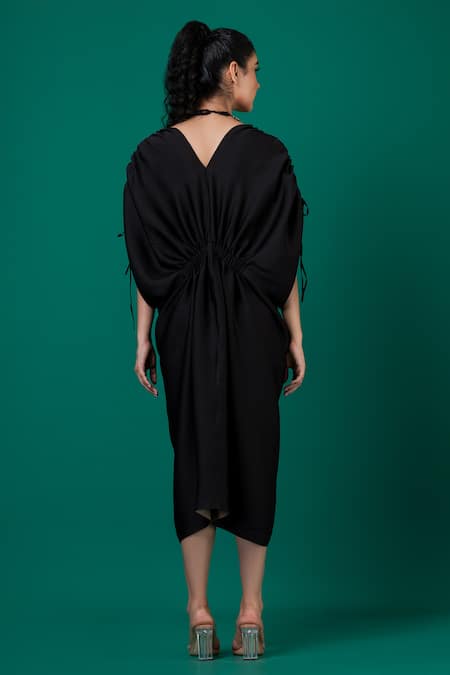 Megha Garg Cinched Waist Plain Dress 