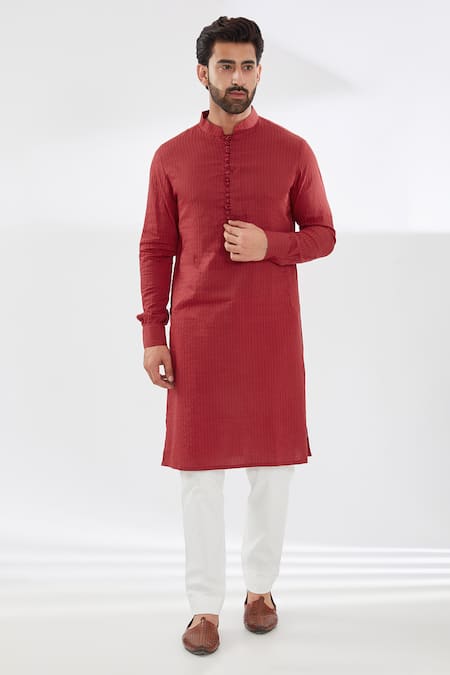 Rabani & Rakha Straight Kurta & Pant Set 