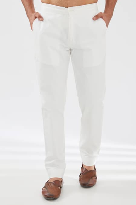 Rabani & Rakha_Yellow Georgette, Cotton Satin, Cotton, Silk Bloom Jaal Ombre Kurta Set _Online_at_Aza_Fashions