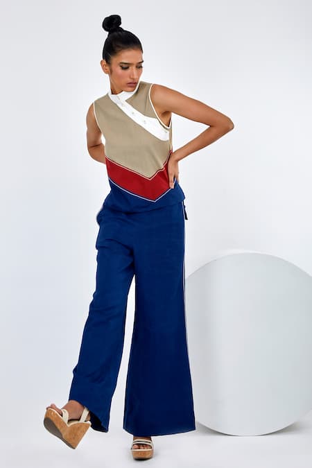 Madder Much Bono Colorblock Chef Top & Pant Set 