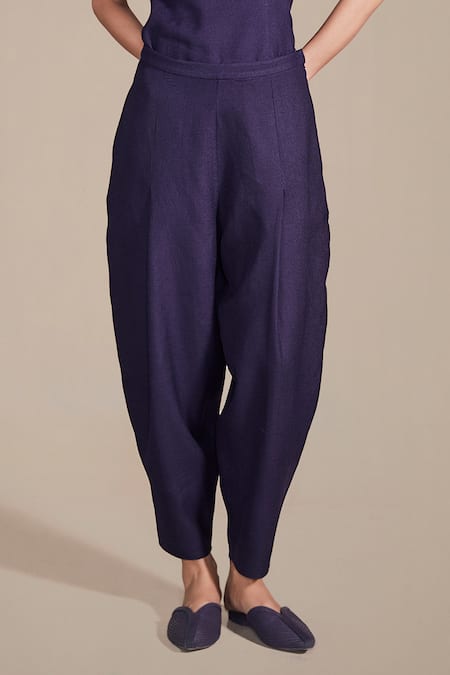 XFLWAM Women's Yoga Dress Pants Stretchy Work Slacks Business Casual  Straight Leg/Bootcut Pull on Trousers with Pockets Purple M - Walmart.com