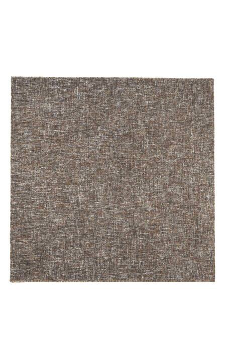 Kaleen India_Brown 80% Wool Hand Tufted Abstract Rectangle Shaped Rug_at_Aza_Fashions