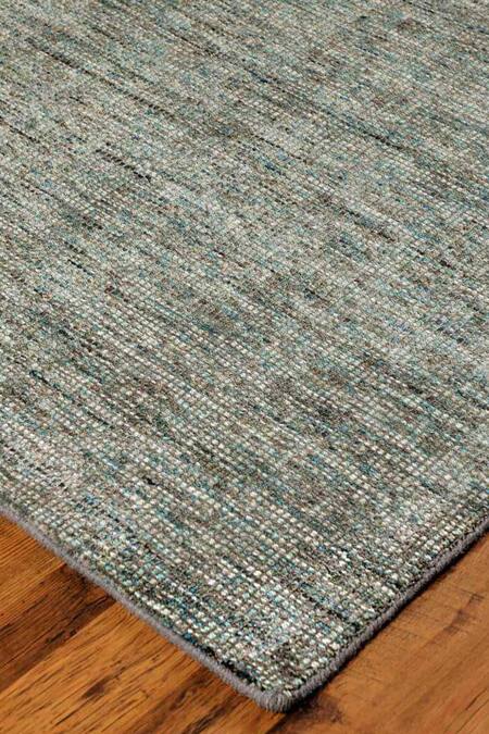 Buy Kaleen India Silver 60% Wool And 40% Viscose Hand Tufted Octagon Shaped Rug Online at Aza Fashions Buy_Kaleen India_Silver 60% Wool And 40% Viscose Hand Tufted Octagon Shaped Rug_Online_at_Aza_Fashions