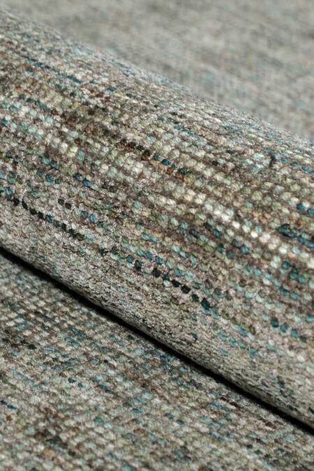 Buy Kaleen India Silver 60% Wool And 40% Viscose Hand Tufted Rectangle Shaped Rug Buy_Kaleen India_Silver 60% Wool And 40% Viscose Hand Tufted Rectangle Shaped Rug