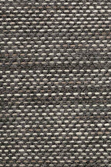 Shop Kaleen India Grey 50% Wool And 50% Viscose Hand Tufted Midnight Oval Shaped Rug Shop_Kaleen India_Grey 50% Wool And 50% Viscose Hand Tufted Midnight Oval Shaped Rug