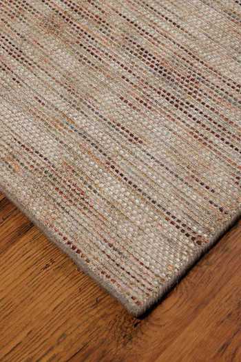 Buy_Kaleen India_Multi Color 50% Wool And 50% Viscose Hand Tufted Mocha Rectangle Shaped Rug_Online_at_Aza_Fashions