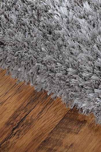 Kaleen India_Silver 100% Polyester Hand Tufted Solid Oval Rug_Online_at_Aza_Fashions
