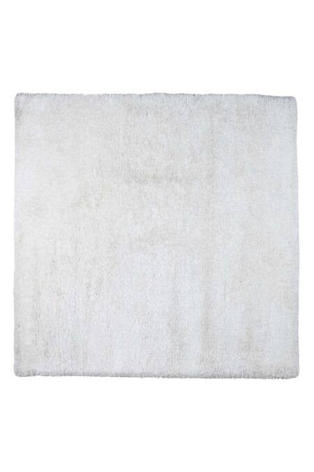 Kaleen India_White 100% Polyester Hand Tufted Oval Shaped Rug_at_Aza_Fashions